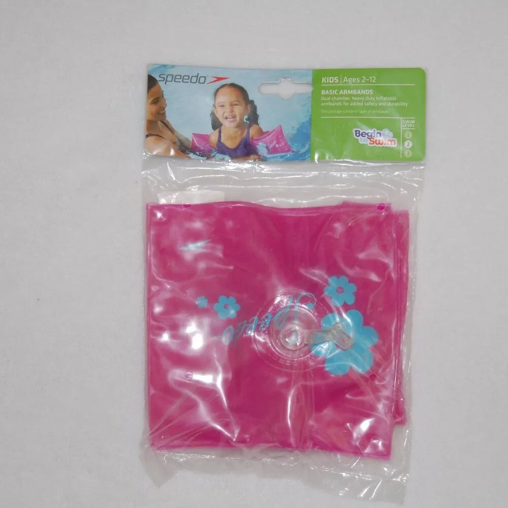 NWT Speedo Basic Armbands, 2 Pairs, Age 2-12